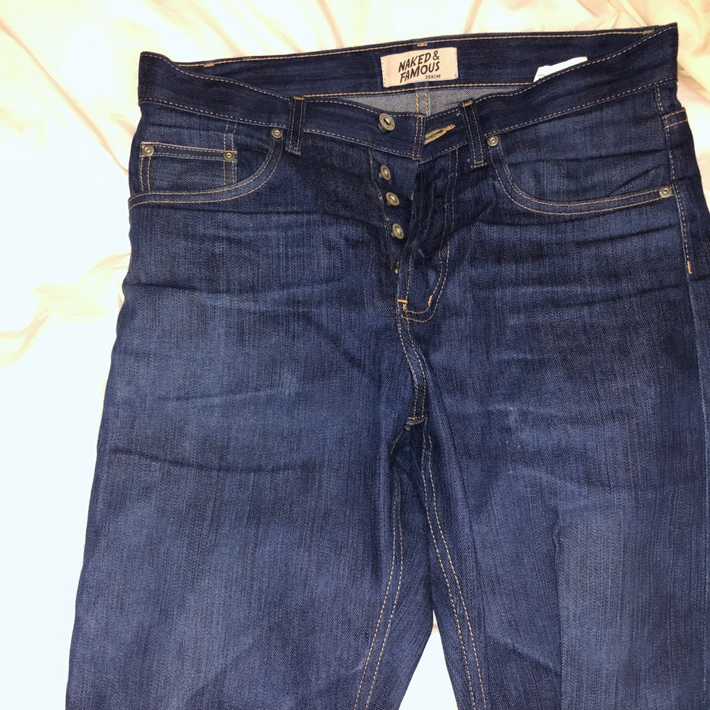 Naked & Famous Denim, Easy Guy - Kasuri Stretch Selvedge